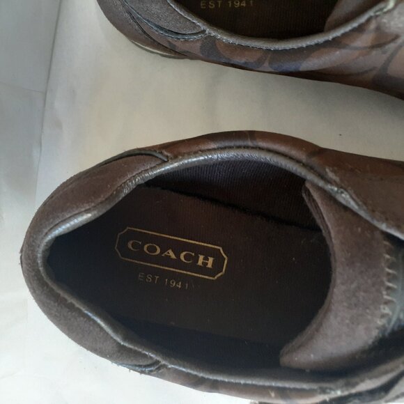 Coach Kyra Monogram Strap Sneakers - Picture 9 of 10